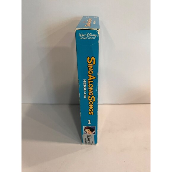Disney's Sing Along VHS Tape Snow White Heigh Ho, Vintage, Collectible Tape - Picture 4 of 5